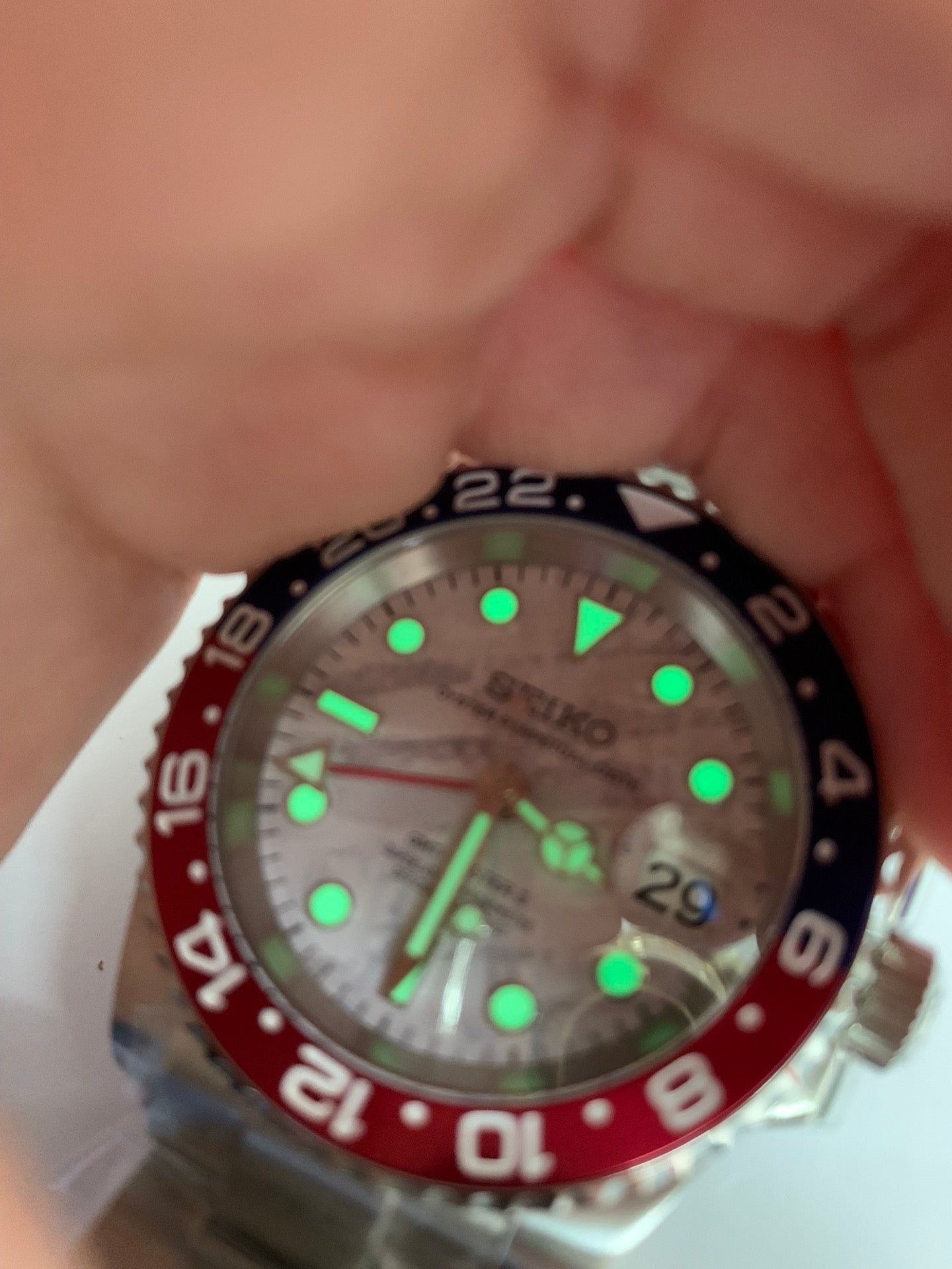 GMT Pepsi Meteorite Dial Mod