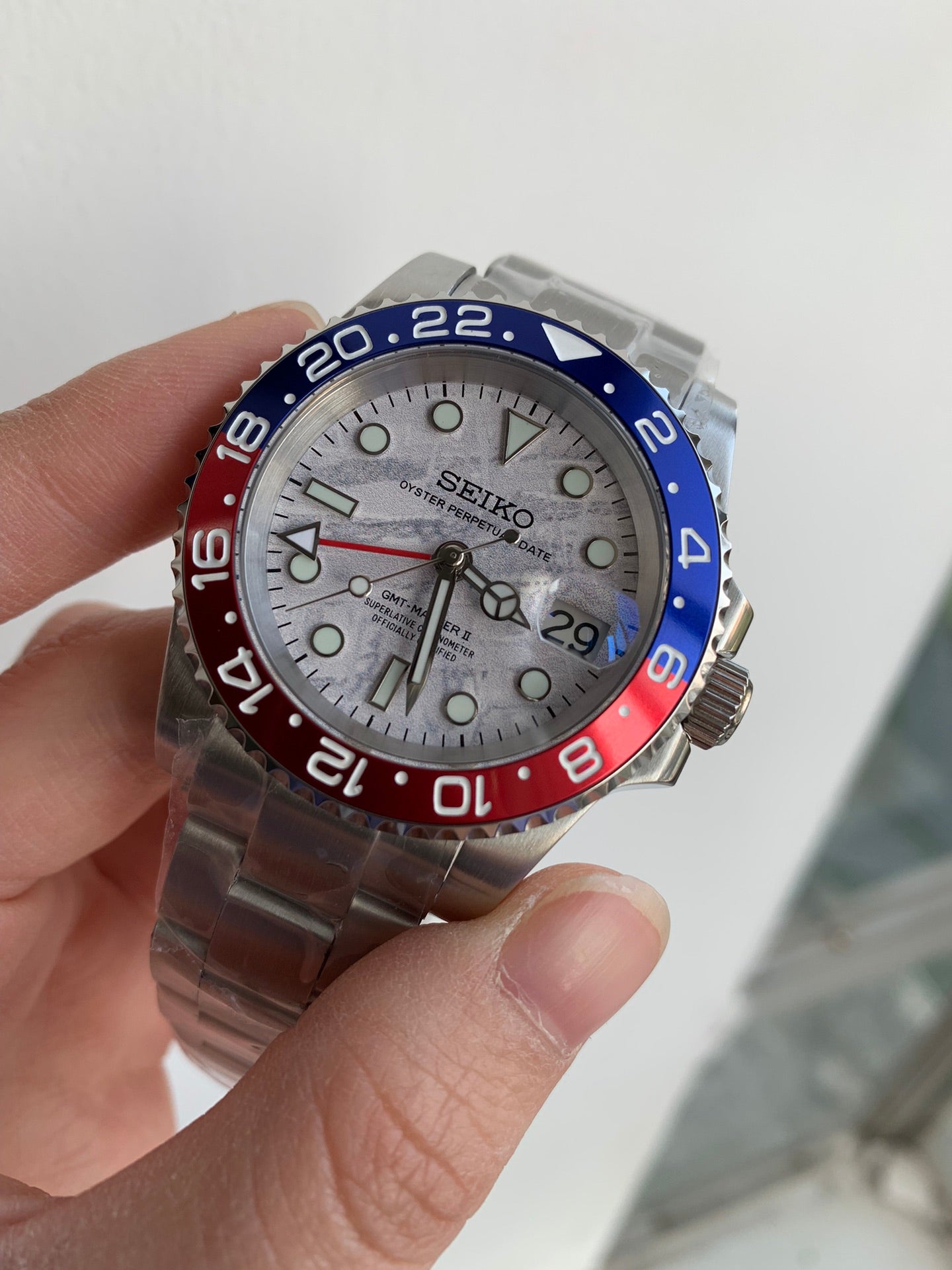 GMT Pepsi Meteorite Dial Mod