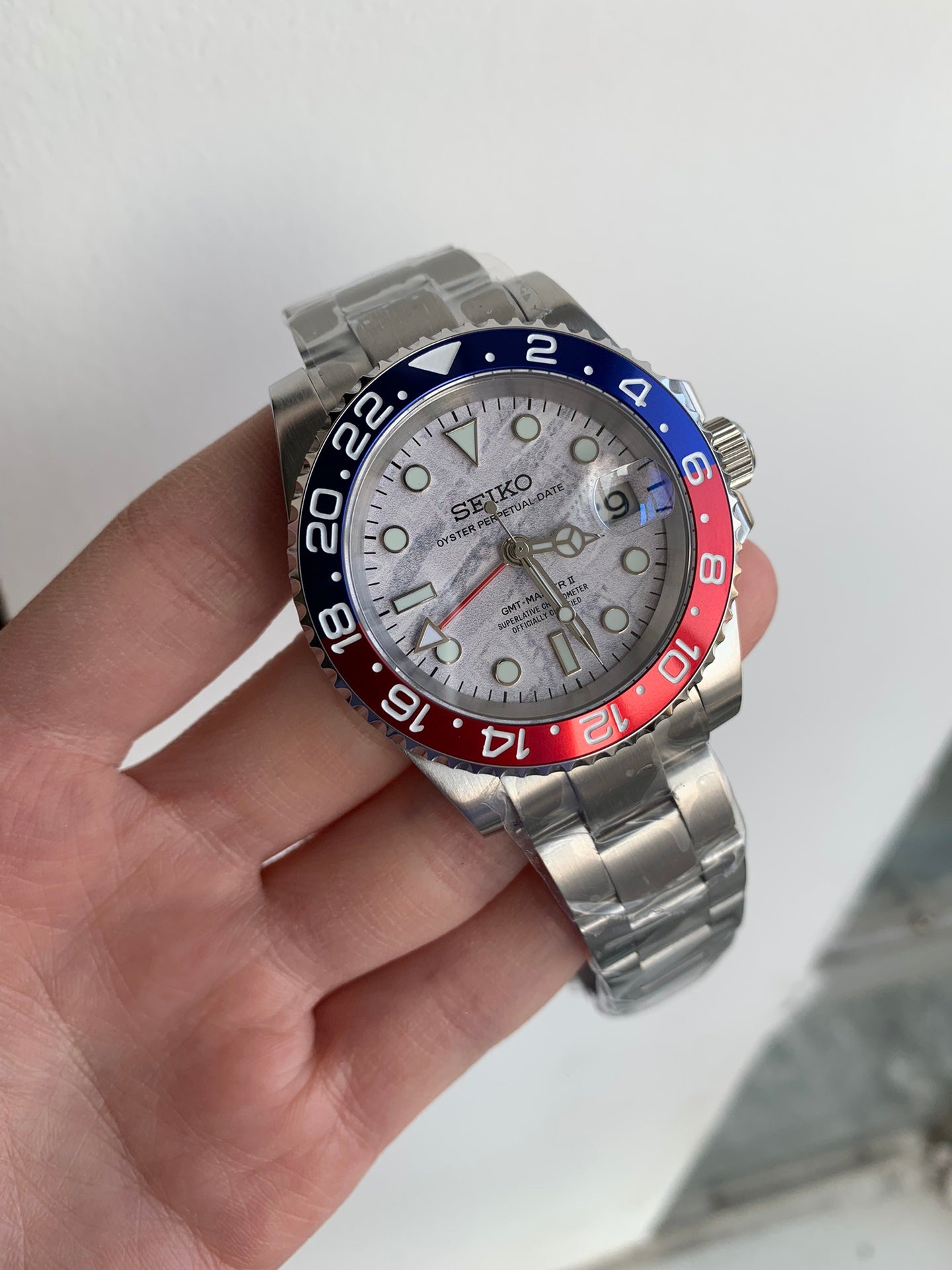 GMT Pepsi Meteorite Dial Mod