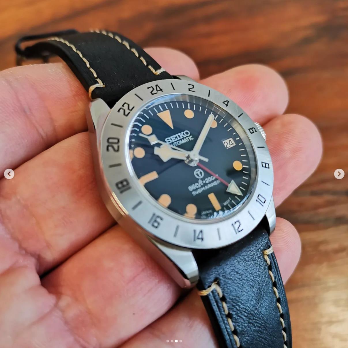 Submariner GMT Mod Leather Strap