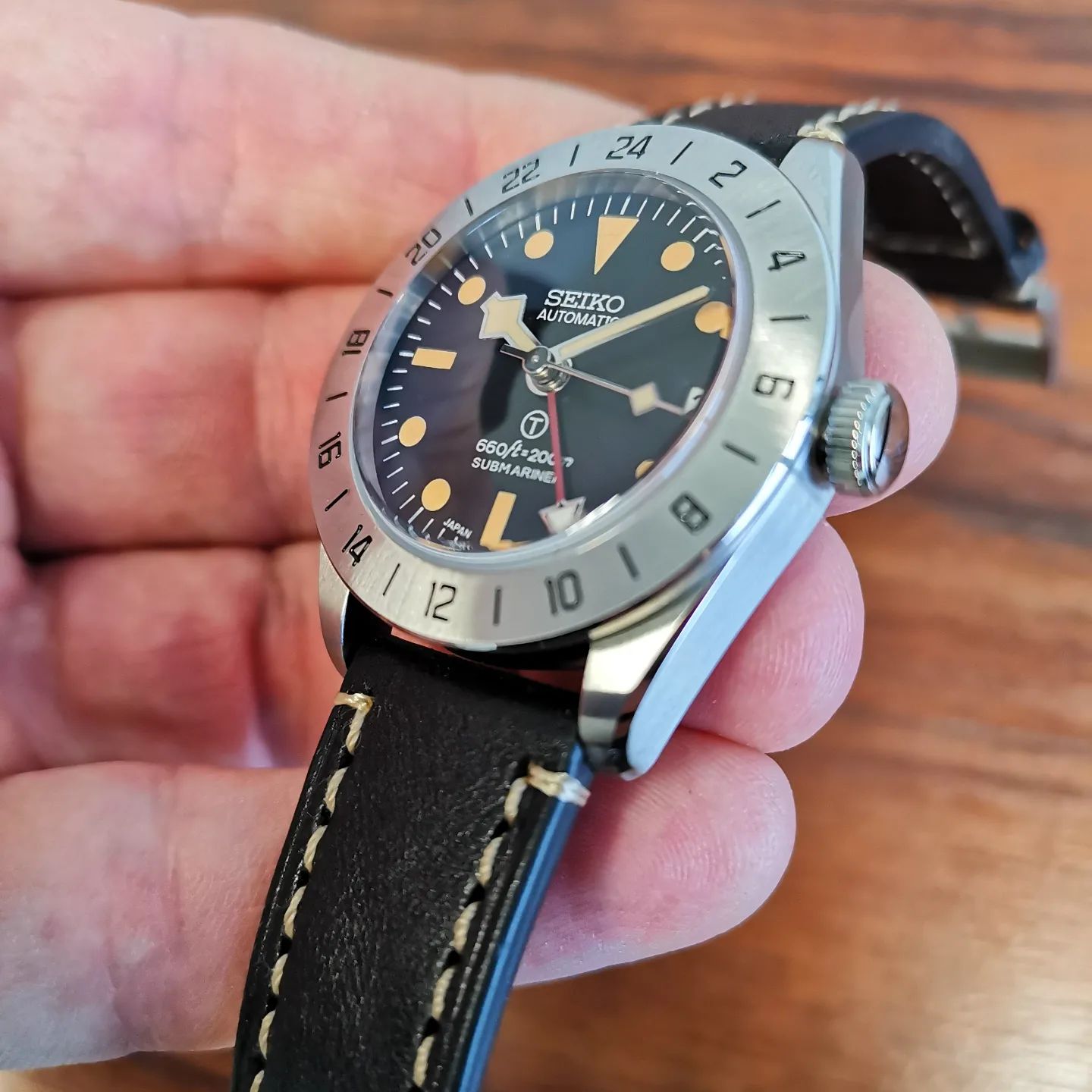 Submariner GMT Mod Leather Strap